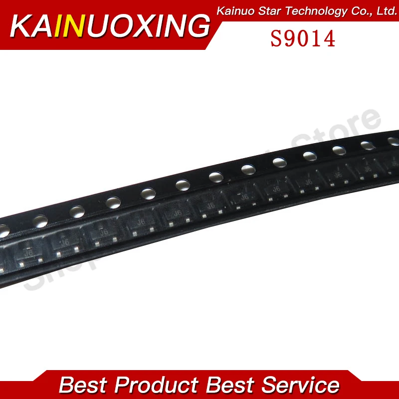 100 шт. S9014 SOT23 9014 SOT SMD J6 SOT-23 Новый транзистор и оригинал