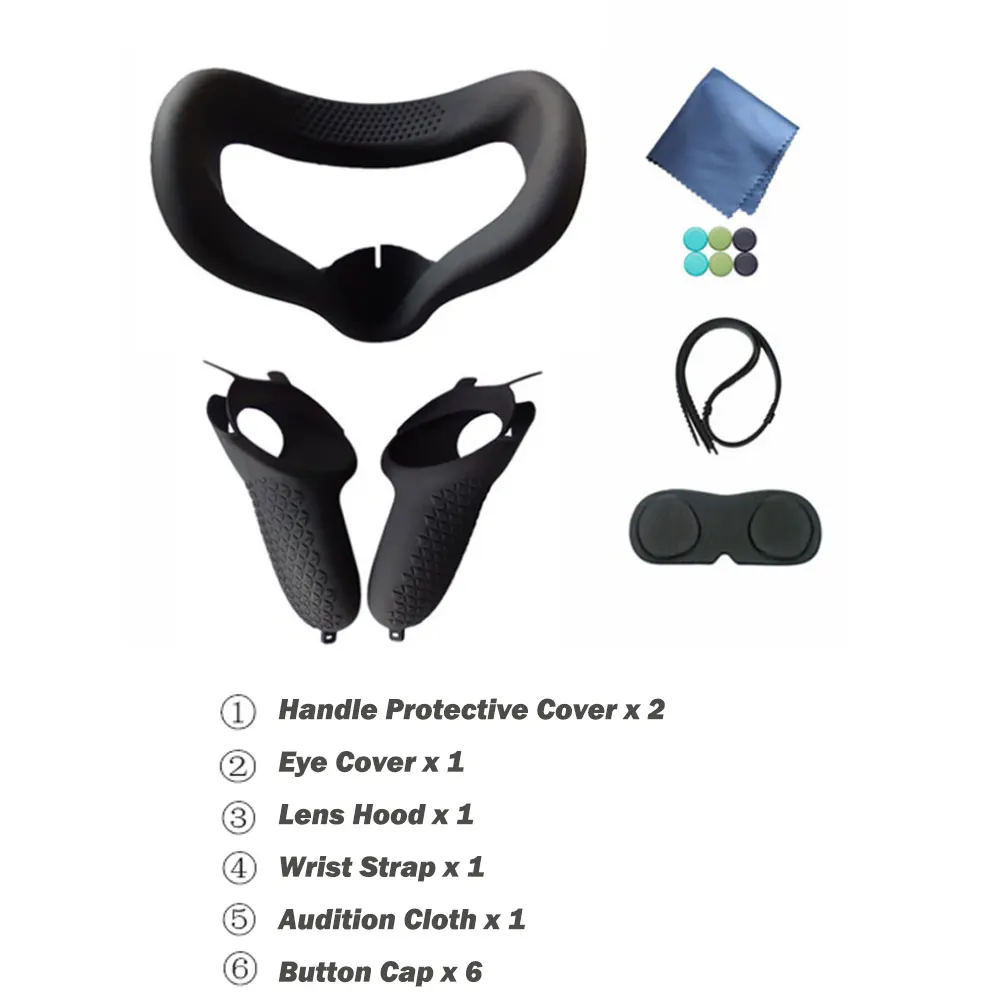 Набор силиконовых крышек для объектива виртуальной реальности игровой