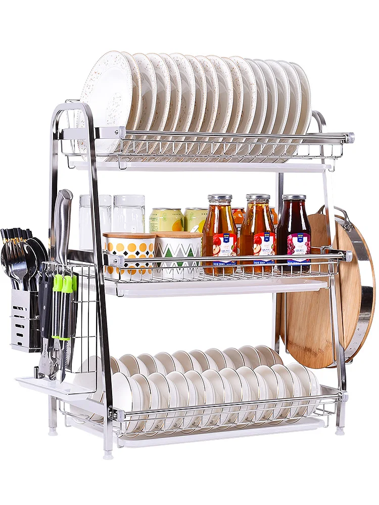 304 нержавеющая сталь стеллаж для посуды сливной сушилка фильтр коробка хранения