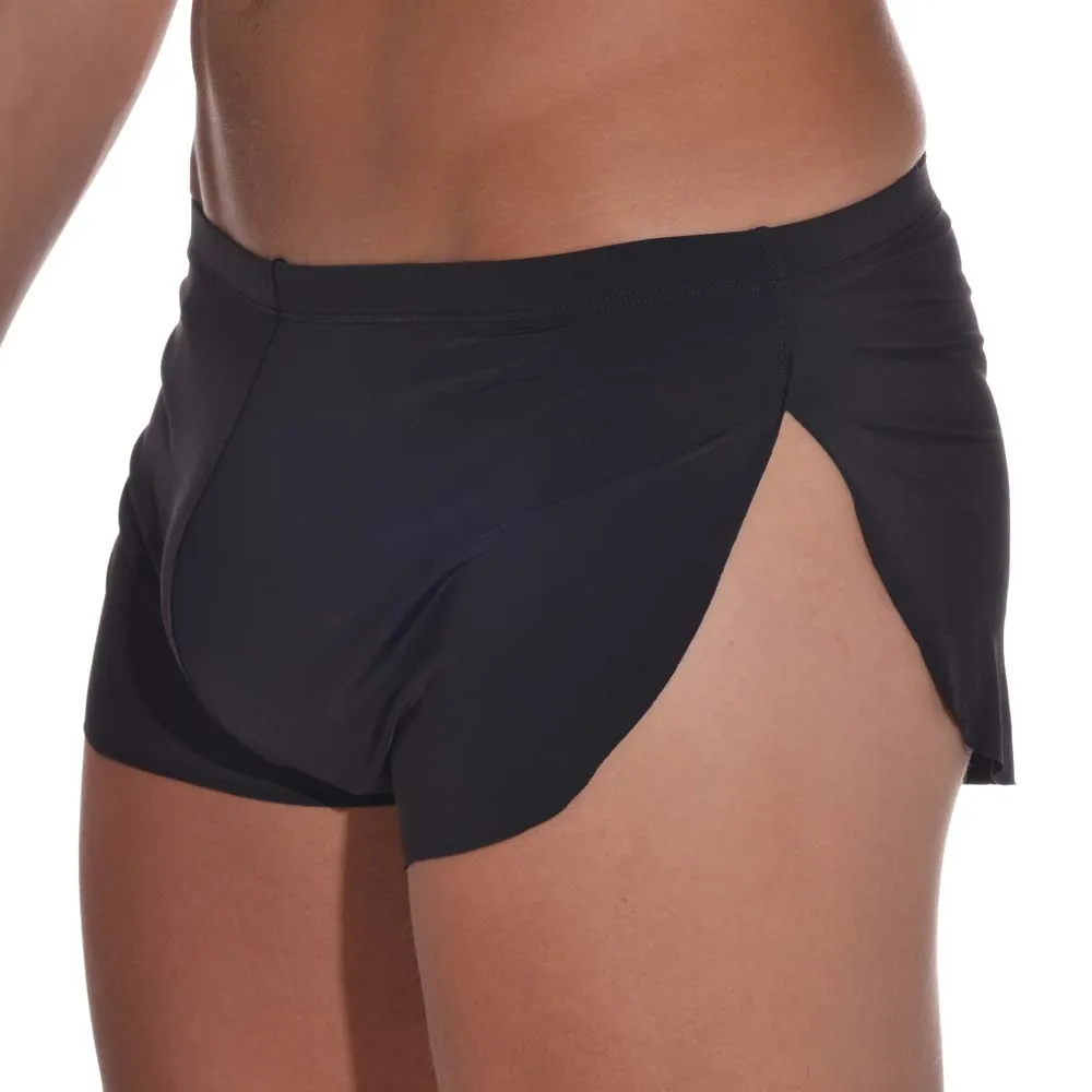 Однотонное нижнее белье с разрезом сбоку шорты трусы мужские боксеры пижама