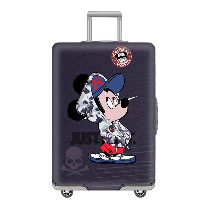 F Luggage cover Чехол для багажа, эластичные Защитные чехлы для багажа, уплотненный чехол для костюма, пылезащитный чехол для 18-32 дюймов, чехол для костюма, аксессуары для путешествий - Цвет: F Luggage cover