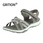 Сандалии GRITION женские на плоской подошве, дышащие легкие босоножки, быстросохнущие, Повседневная пикантная пляжная обувь, для походов, 41 цвет, лето