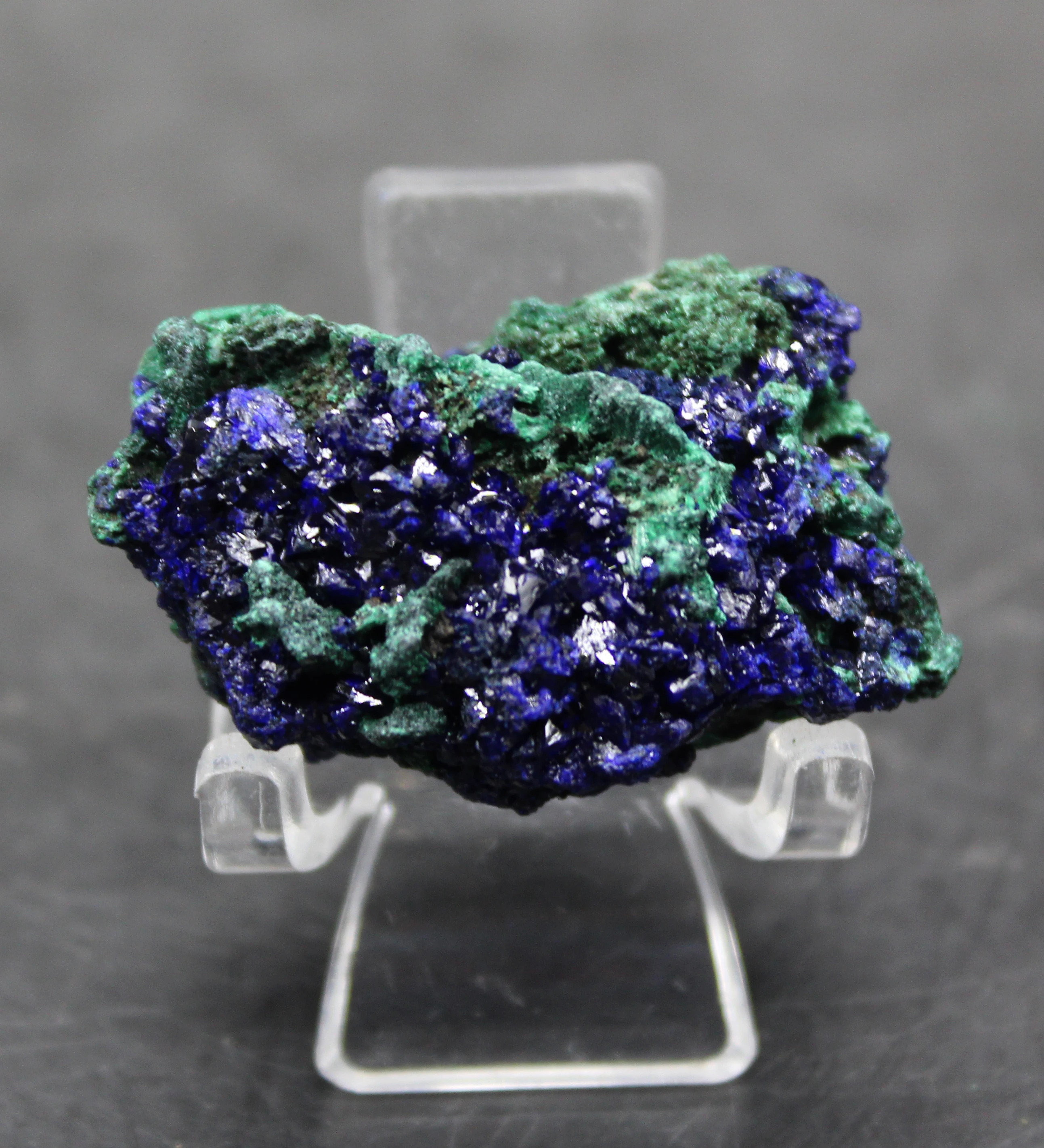 23 г натуральный Блестящий Азурит/Малахитовый симбиотический минеральный