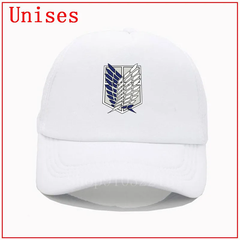 Кепка унисекс с принтом атака на Титанов | Аксессуары для одежды