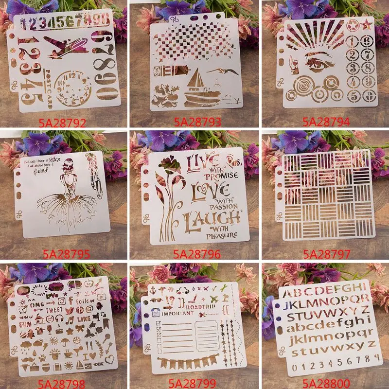 Трафареты для цветов шаблон скрапбукинга тиснение штамповка альбом карта DIY 090C |