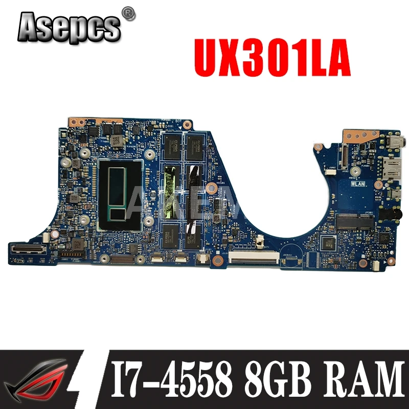 Asepcs UX301LA материнская плата для ноутбука For Asus UX301LAA UX301L UX301 тест оригинальная 8G RAM i7