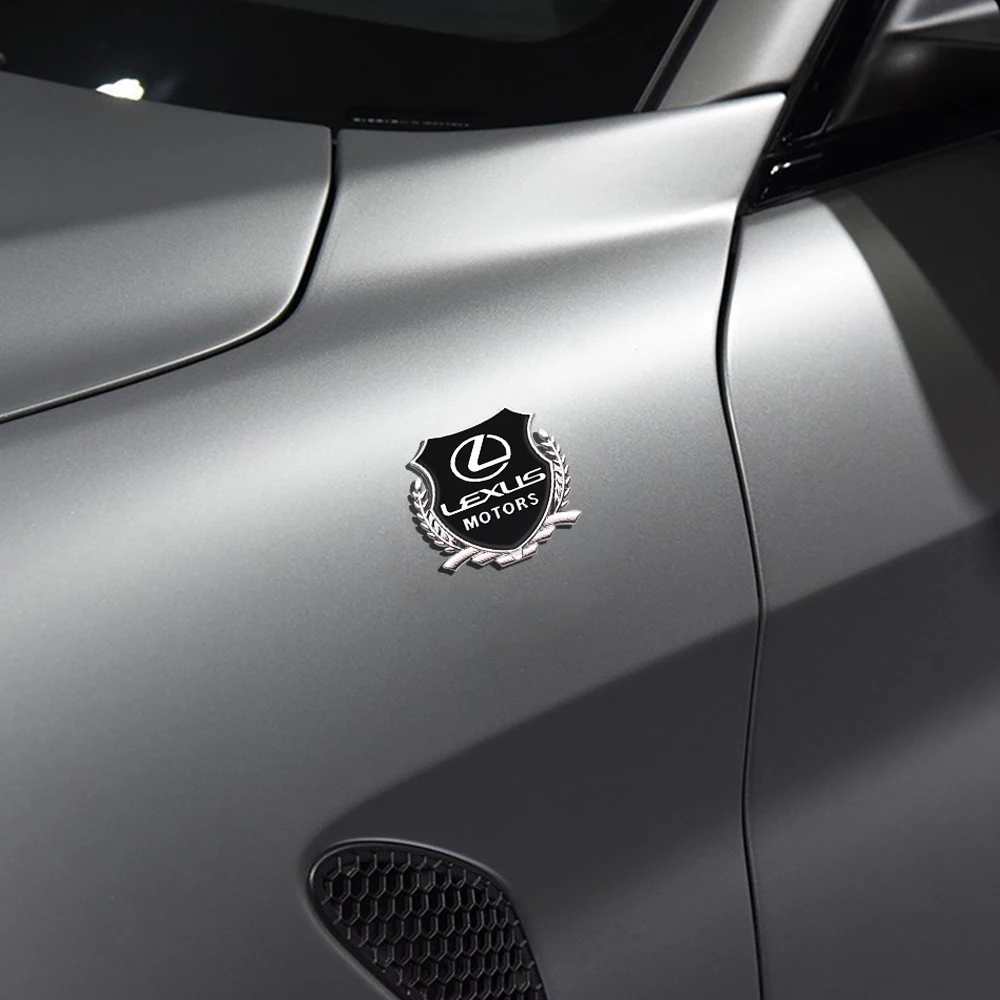 2 шт. металлические автомобильные 3d-наклейки герб для Lexus GS IS LS RX NX IS250 IS200 IS300 RX330 RX350