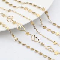 15 style stainless steel chain anklet gold plated heart star moon shape trendy classic foot bracelet anklet for womens gifts