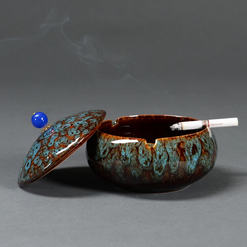 Керамическая пепельница с креативным покрытием защитой от ветра автомобильная