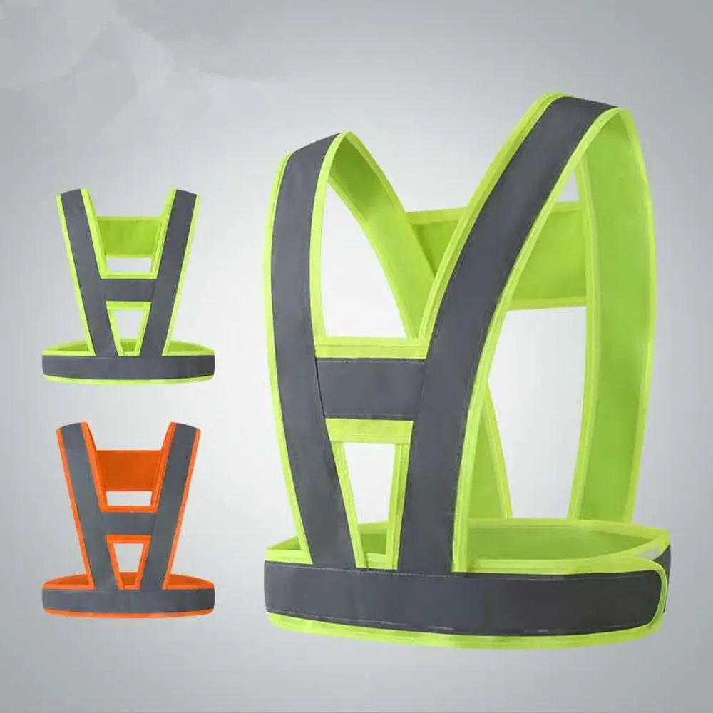 

Safety Highlight Running Safety Jacket Warning Clothing Workplace Safety Supplies Reflective Vest Reflective Straps