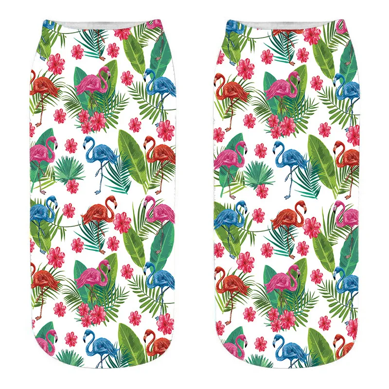 Носки мужские/женские с 3D принтом милые смешные короткие хлопковые носки унисекс