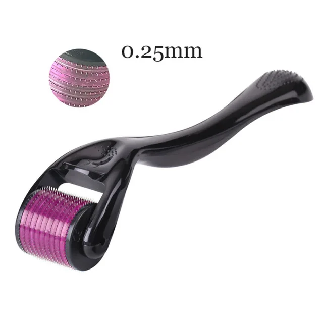 0.25mm Мезороллер дермароллер титановые волосы Regrowth рост бороды от выпадения волос лечение истончение волос - Цвет: 0.25mm