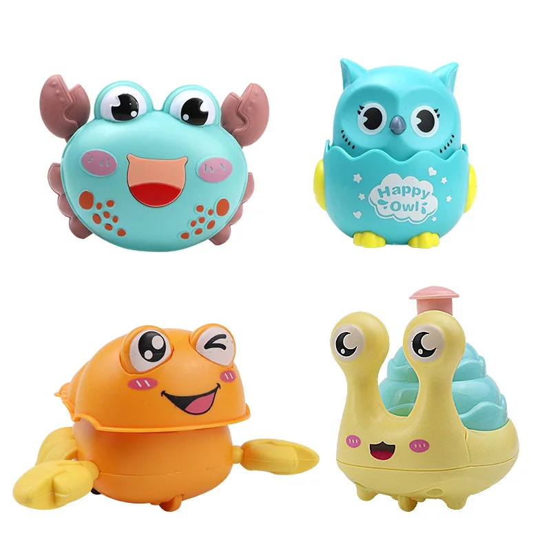 

New Type Children't toy Pressing Animal Small Crab Crawling Toy Car Ice Car Lobster Dragon Duch Cow Ability Training Interactive