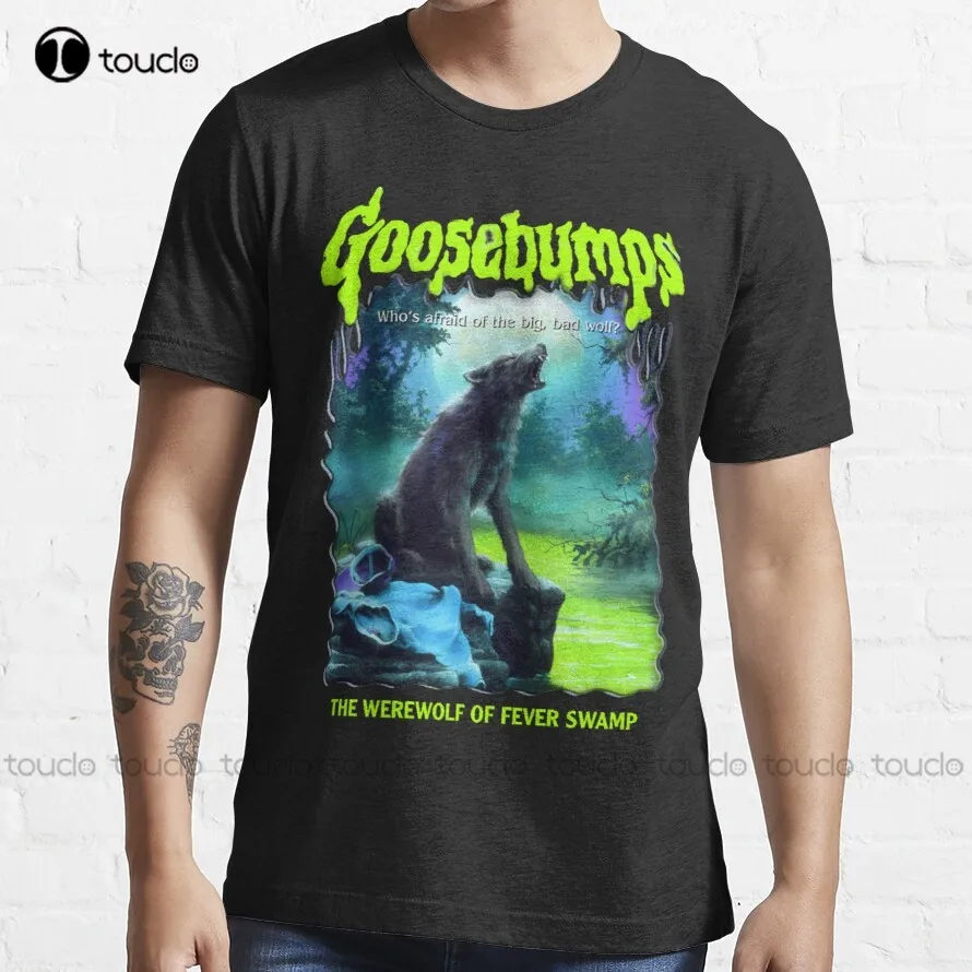 

R.L. Stine Goosebumps Nightmare Halloween Werewolf Fever Swamp T-Shirt Teacher Shirts Custom Aldult Teen Unisex Xs-5Xl