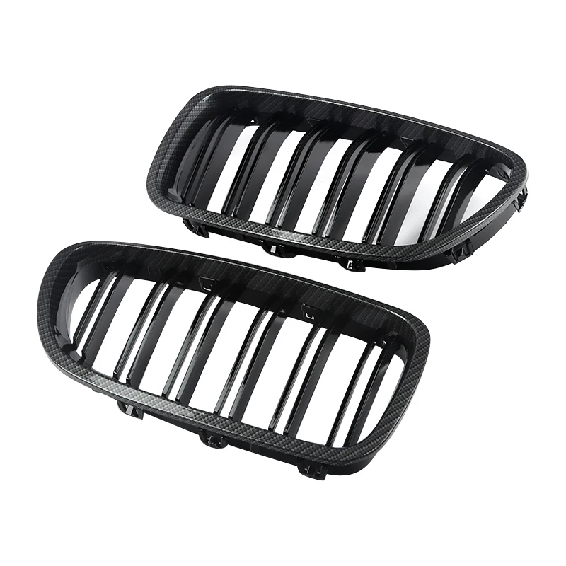 Magickitt автомобильный Стайлинг передний карбоновый Тип 2 планка решетки для BMW 5 Series