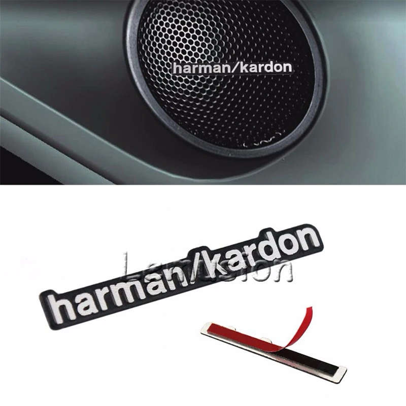 Для Harman Kardon автомобильные аудио видео наклейки для Audi A3 A4 B6 B8 B7 A6 C5 C6 Q5 E53 F70 F15 G05 E46 E90