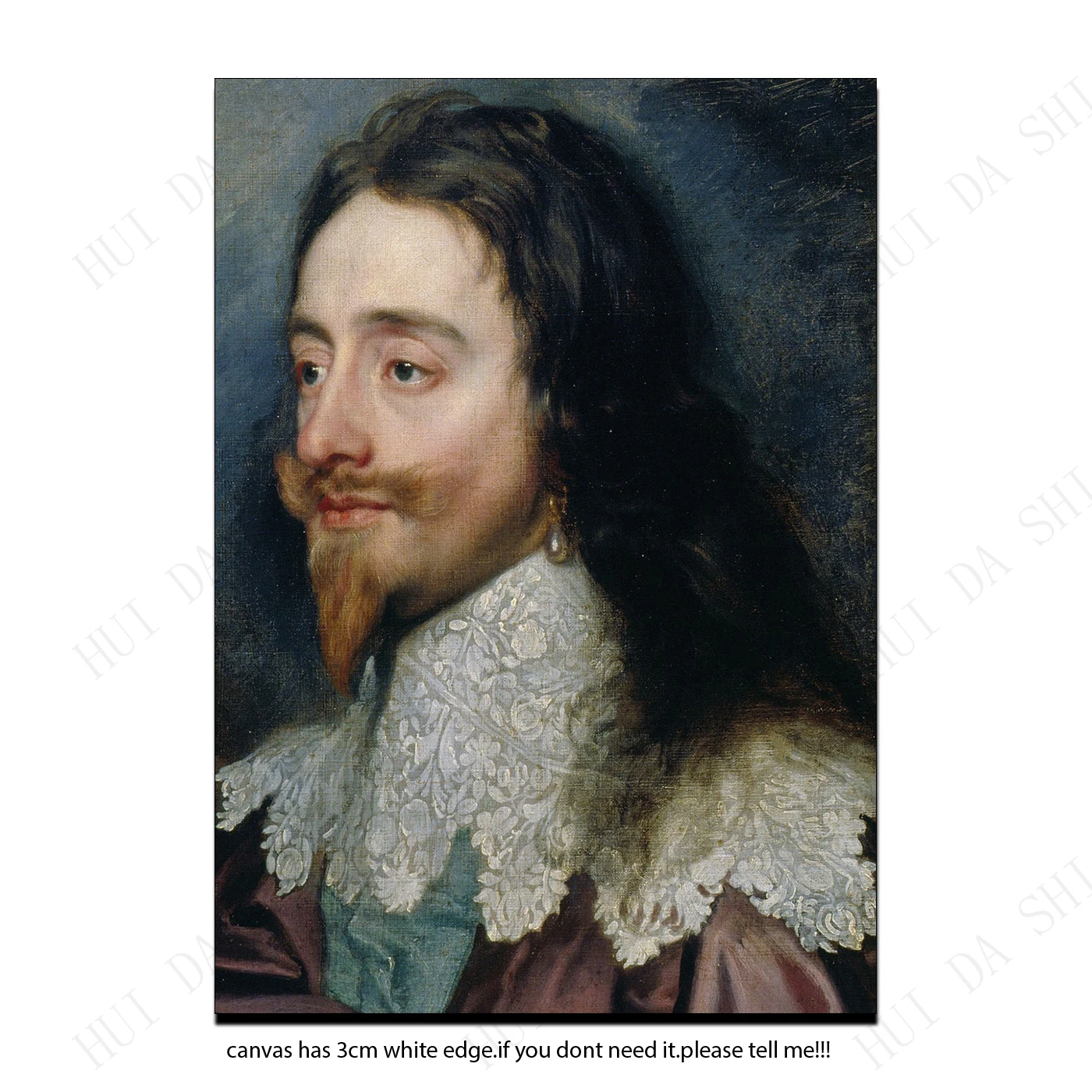 Энтони Ван Дик-Чарльз I в трех позициях 1635 передача картин музейного качества