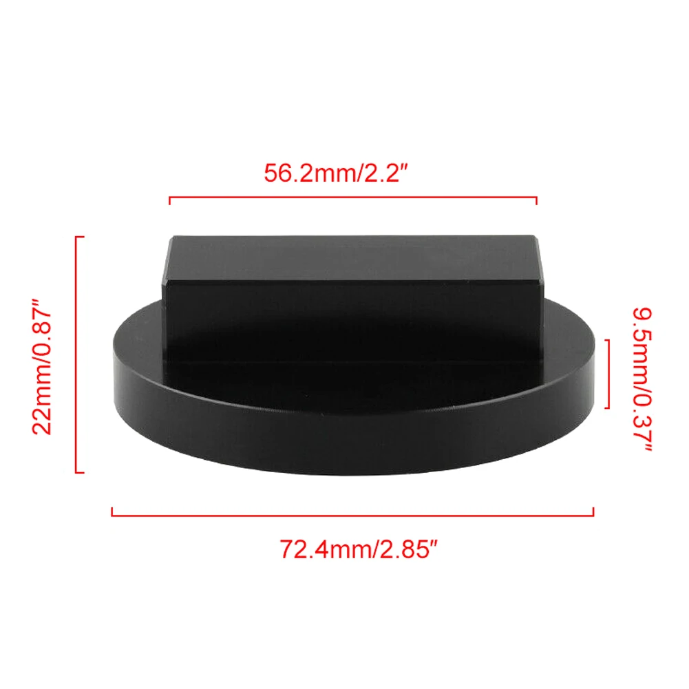 1 шт. Jack коврик адаптер анодированная заготовка черный алюминиевый Напольный