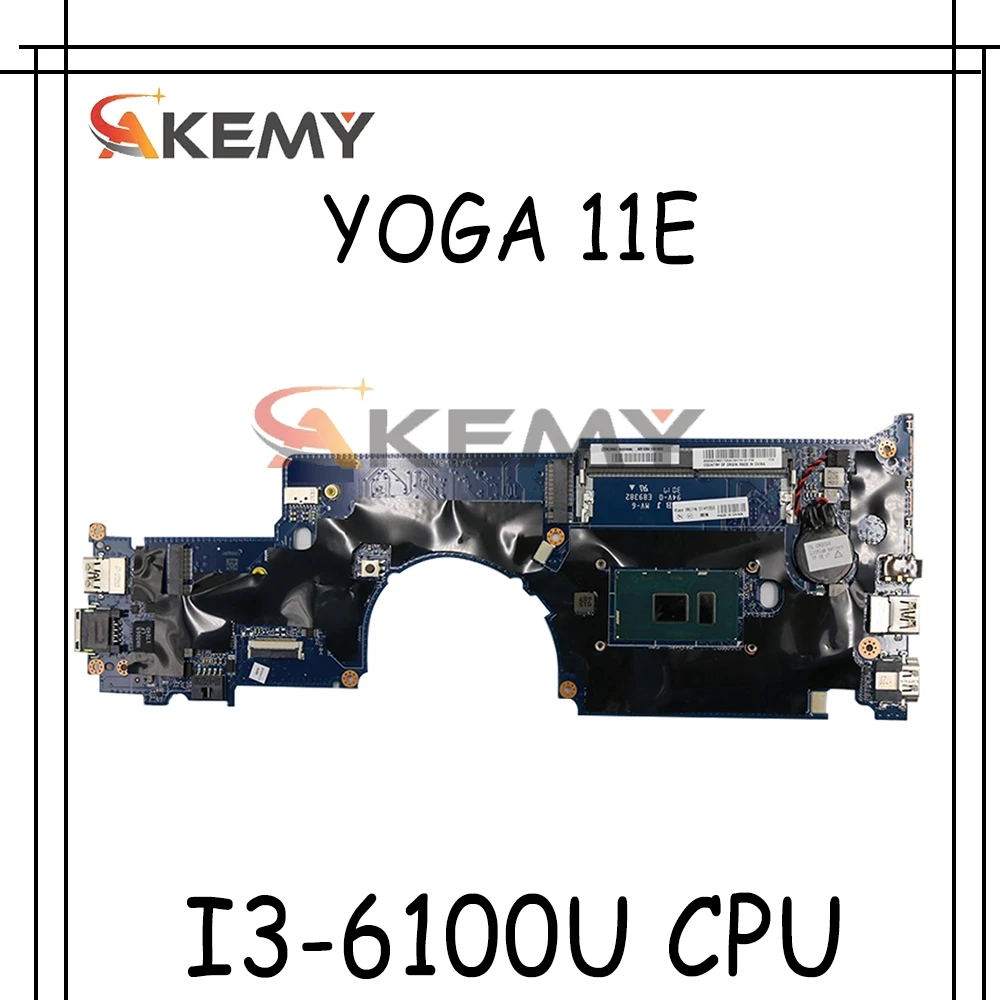 

Laptop motherboard For LENOVO DALI8EMB8F0 Thinkpad YOGA 11E Core SR2EU I3-6100U Mainboard 01AV948 Tested 100%