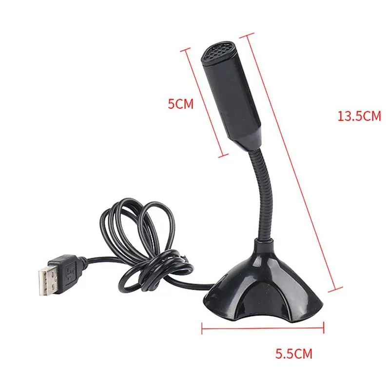 USB микрофон регулируемый настольный компьютерный подключаемый игровой для