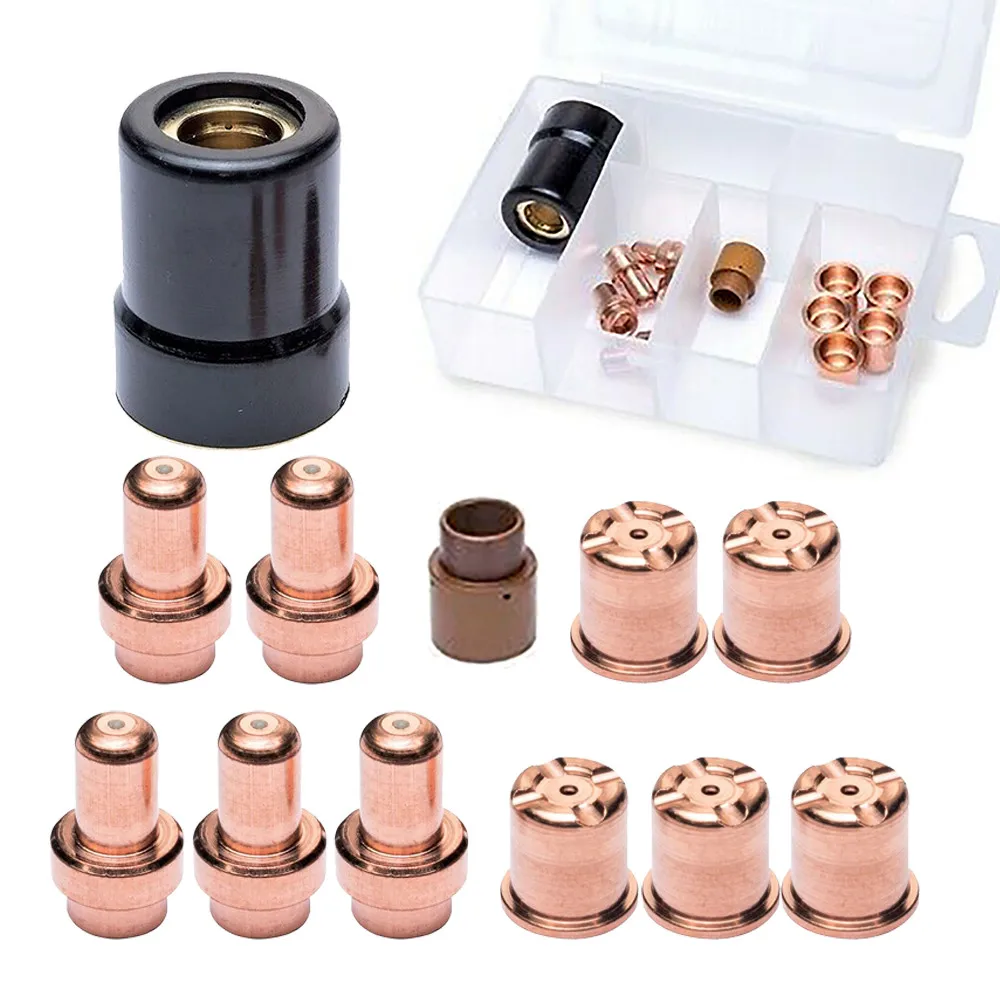 

Cut40 Plasma Cutter Consumable Kit Replacement Nozzles Electrodes TIPS Nozzles Fit Newly Tools Accessories