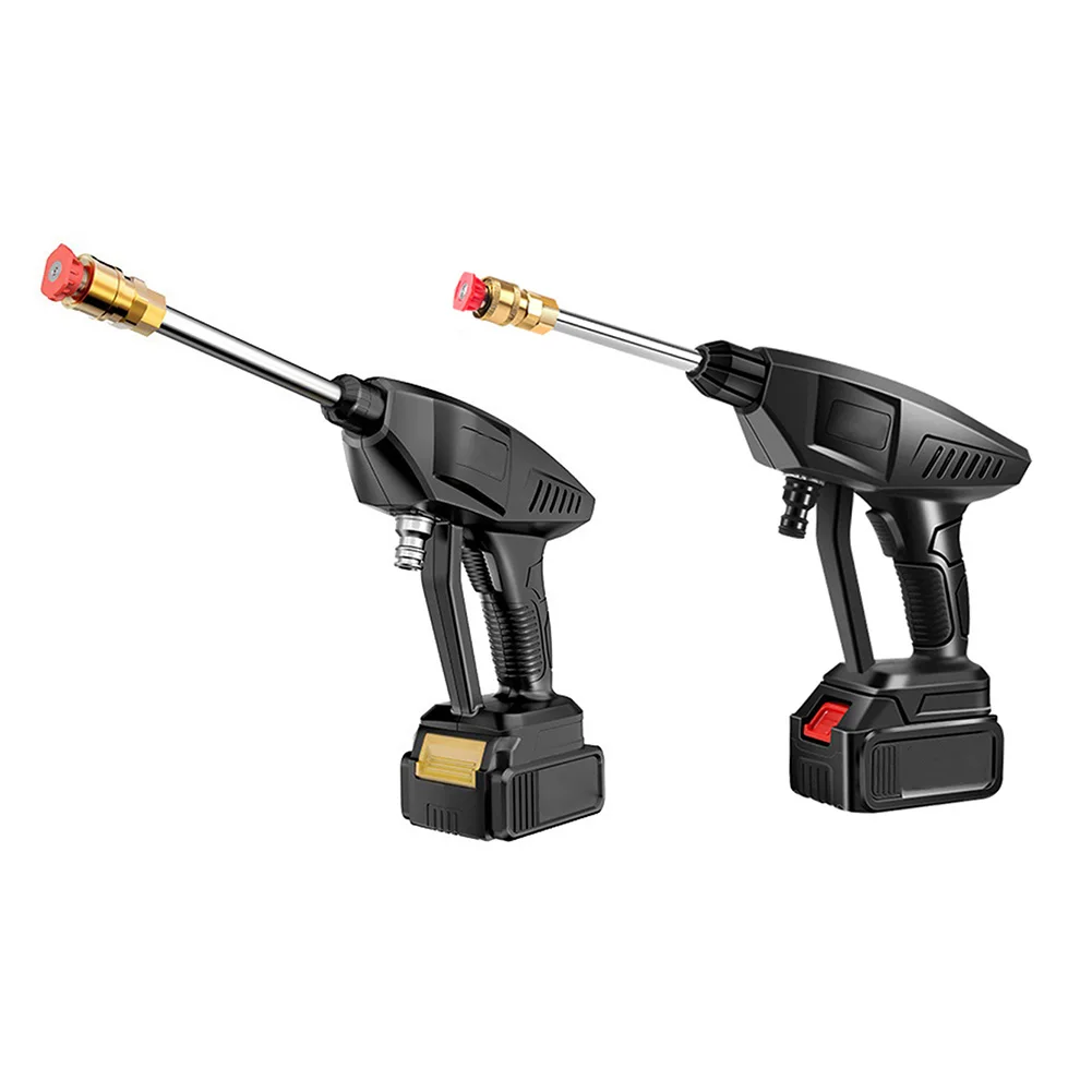 Купить Автомойка Портативный портативный беспроводной Давление шайб с Батарея Зарядное устройство бутылка-спрей автомобильный набор инструмент...