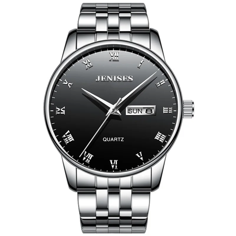 Мужские часы 2019 брендовые кварцевые мужские деловые классические стальные