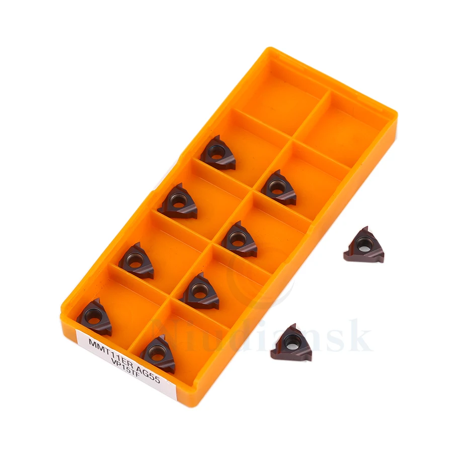 

MMT11ER AG55 AG60 VP15TF UE6020 US735 External carbide lathe turning insert Thread Turning Tool CNC lathe Tool 11IR AG55 AG60