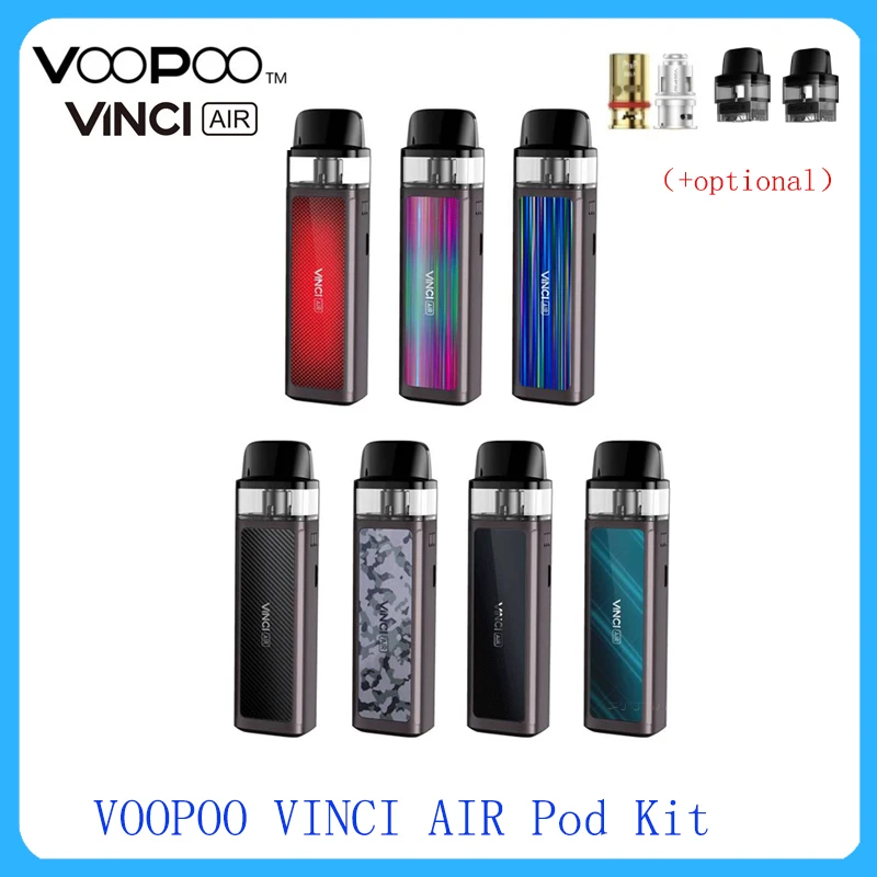 В наличии! VOOPOO VINCI AIR Pod Kit 900 мАч встроенный аккумулятор с 4 мл емкость pod VS Vinci/Vinci X