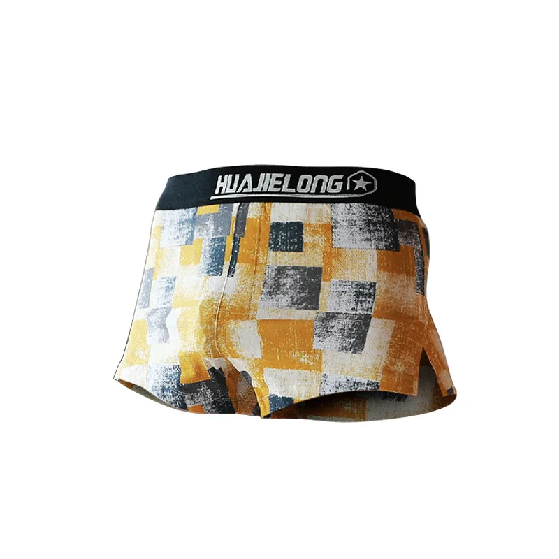 Мужское нижнее белье 3шт./упак. Молодежные хлопковые боксеры средней посадки