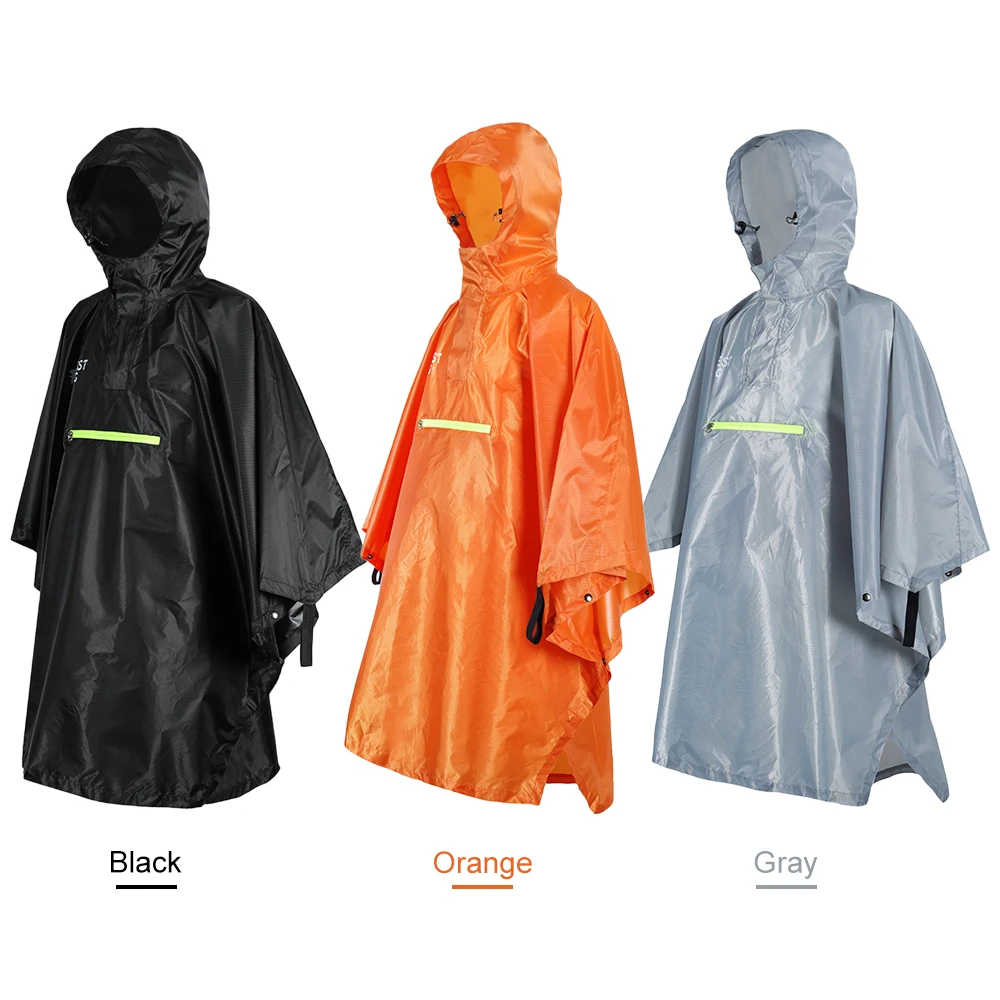 

3 In 1 Outdoor Military Waterproof Raincoat Rain Coat Men Raincoat Women Awning From The Rain Motorcycle Rain Poncho Picnic Mat