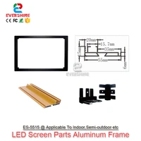 5515 led sign aluminum frame use for p2 p2 5 p3 p4 p5 indoor led module small size window led display