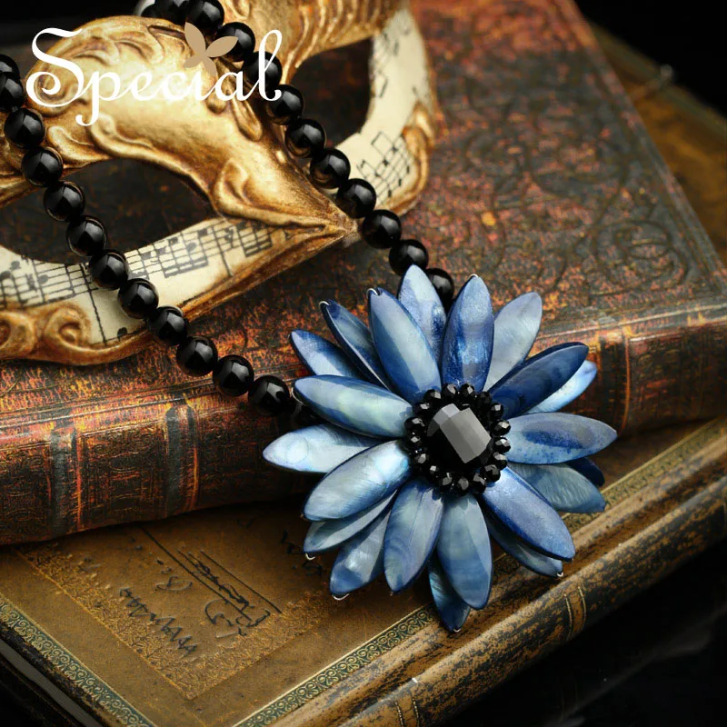 СПЕЦИАЛЬНОЕ Новое модное Макси ожерелье из натурального камня колье подвески