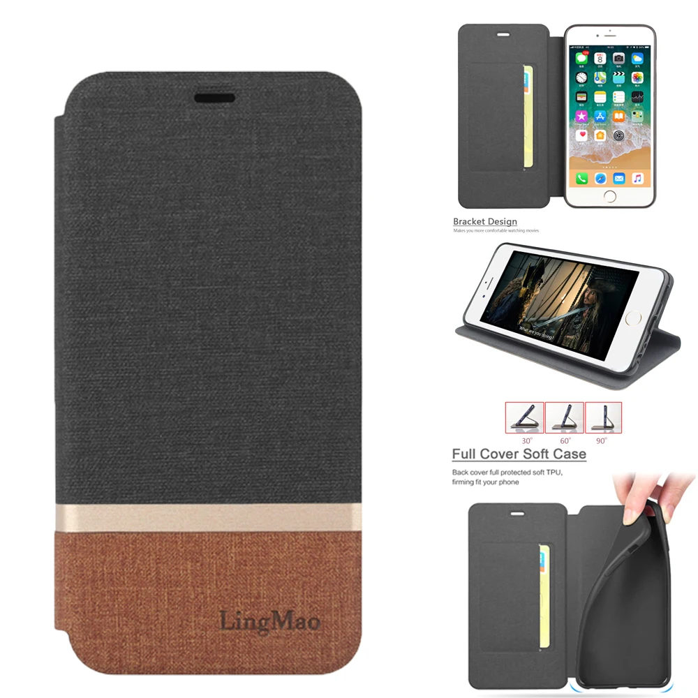 Кожаный чехол-книжка в стиле ретро для Nokia 2 1 Роскошный чехол 5 чехол-подставка