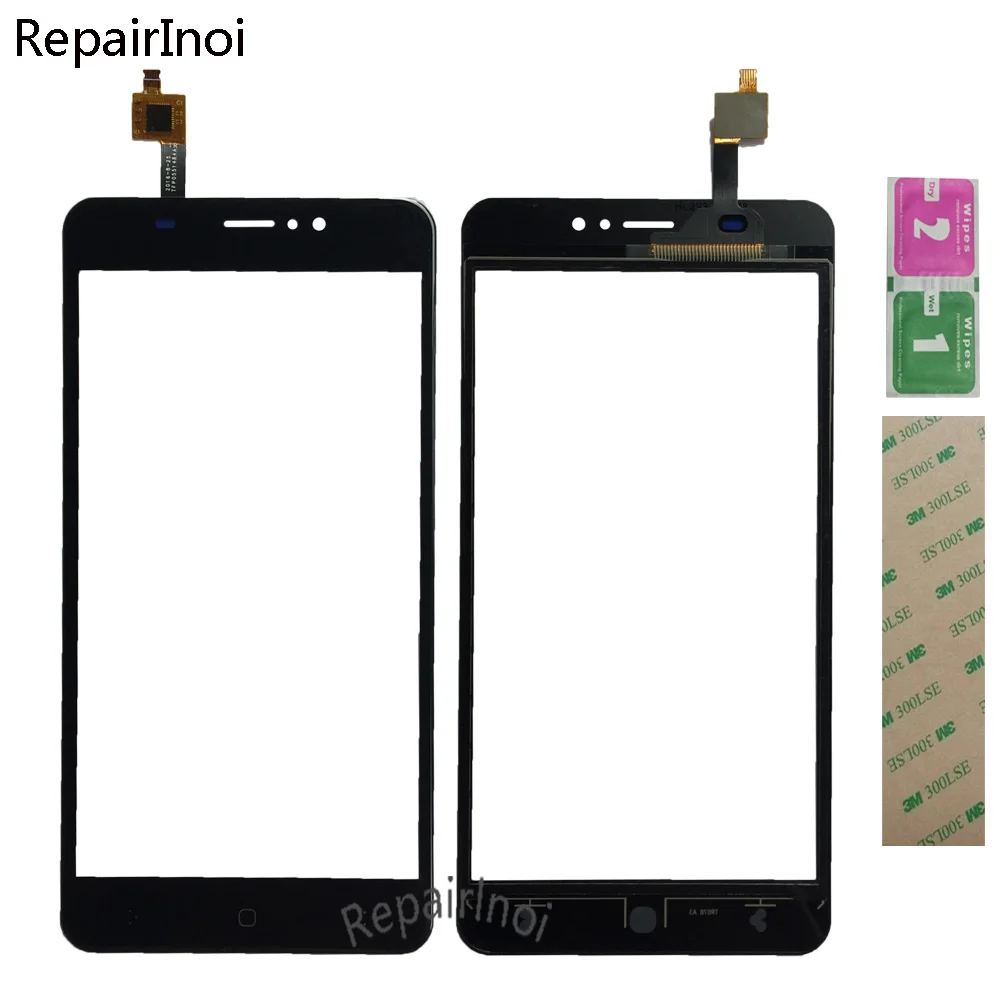 

10Pieces/Lot Touch Screen For S-Tell M556 Touch Screen Front Glass Digitizer Panel Touch Screen Sensor Lens Adhesive