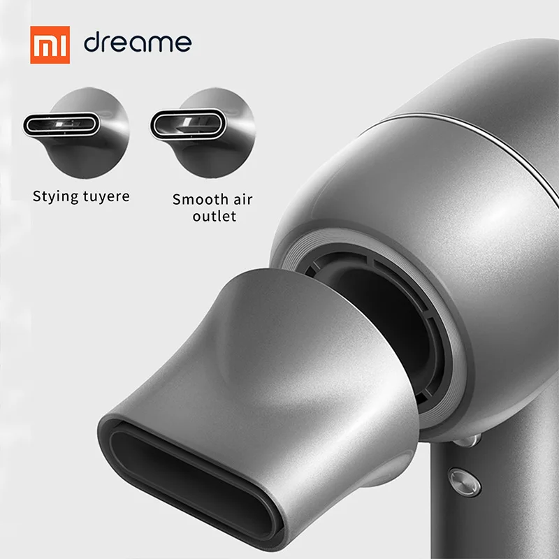 Xiaomi Dreame фен умный контроль температуры отрицательных ионов мужской и женский бытовой двойной мощности черный белый