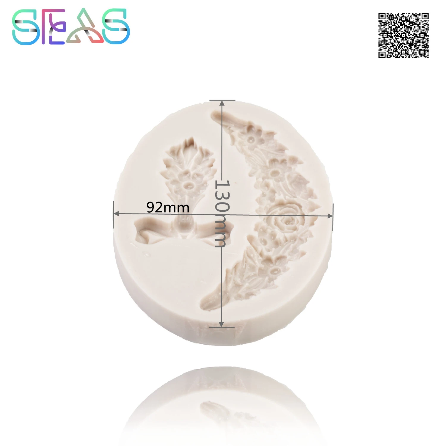 Силиконовая форма роза гирлянда рамка помадка конфеты 3D венок аксессуары