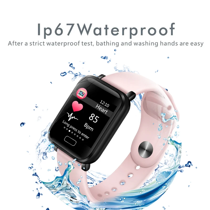 2019 Smart Watch IP67 Waterproof Heart RateMusic Control Fitness Wristband Men Women Bracelet For Android IOS | Электроника