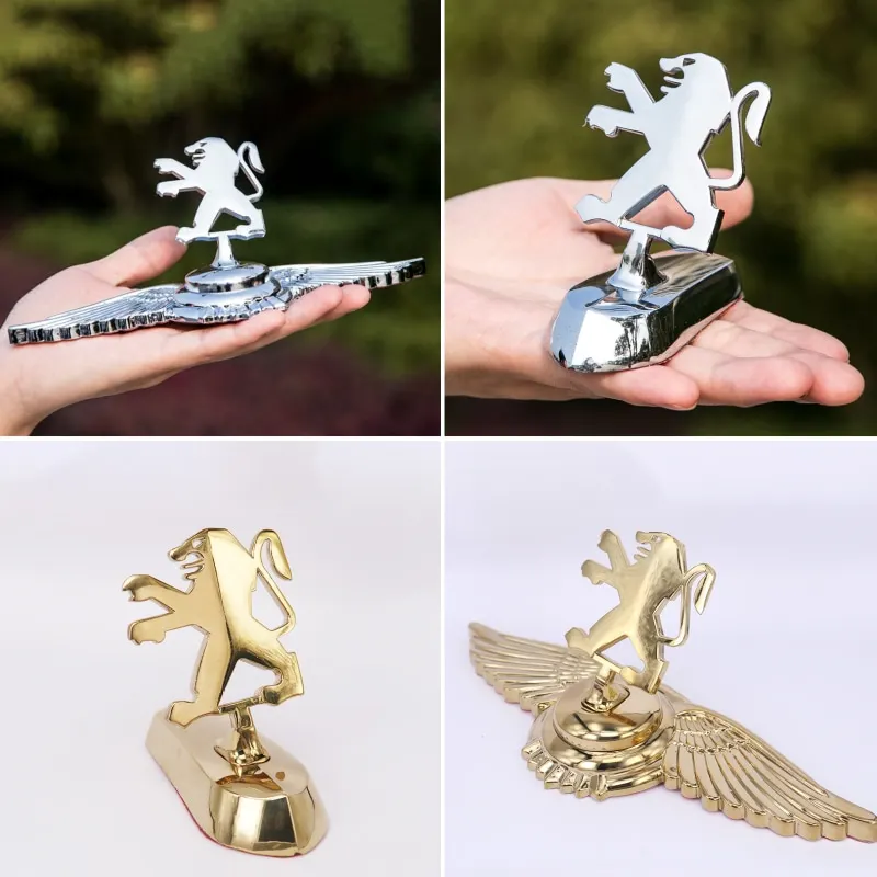 Хромированная наклейка на капот для Peugeot 207 307 407 206 208 308 508 406 2008 3008 301 107 5008 |