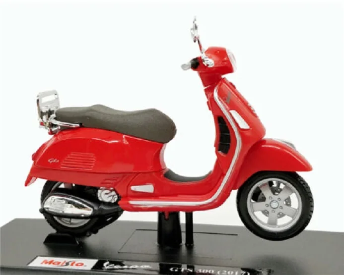 

MAISTO 1:18 Vespa GTS 300 2017 MOTORCYCLE BIKE DIECAST MODEL TOY NEW IN BOX RED