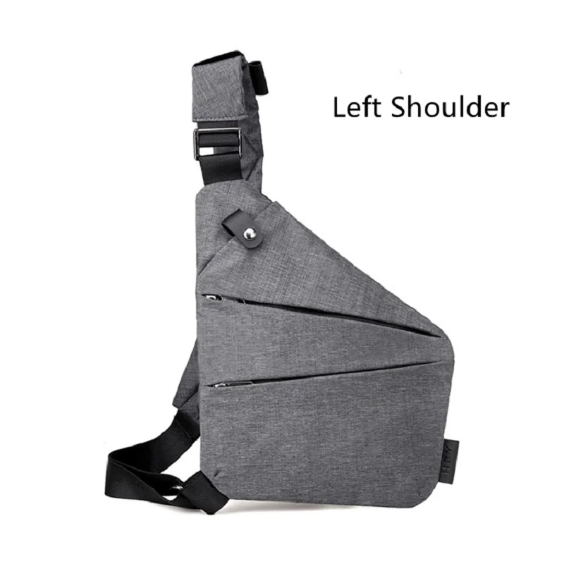 Маленькая нагрудная сумка с защитой от кражи мужские мессенджеры через плечо
