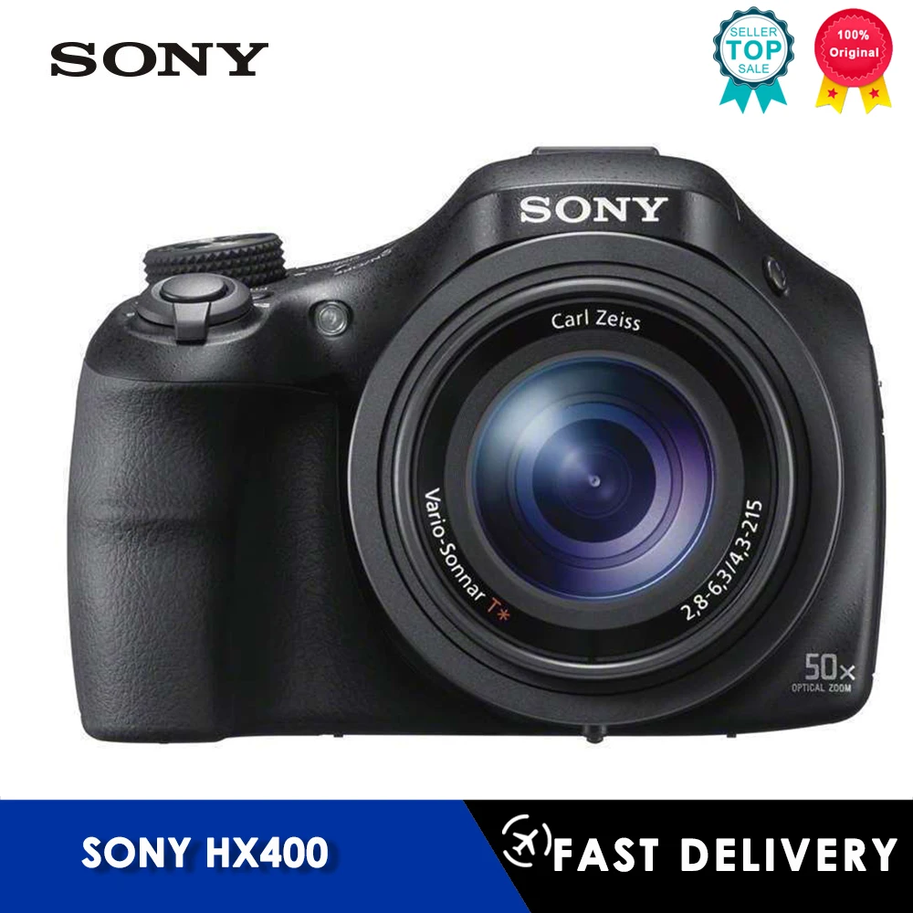

Цифровая портативная телескопическая камера Sony HX400 с 50x оптическим зумом, Профессиональная фотография для съемки Луны, птиц (новинка)