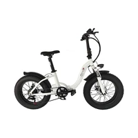 500w 20 inch electric folding bicycle for adults electric motorcycle bike 48v rechargeable lithium battery fat tire city ebike