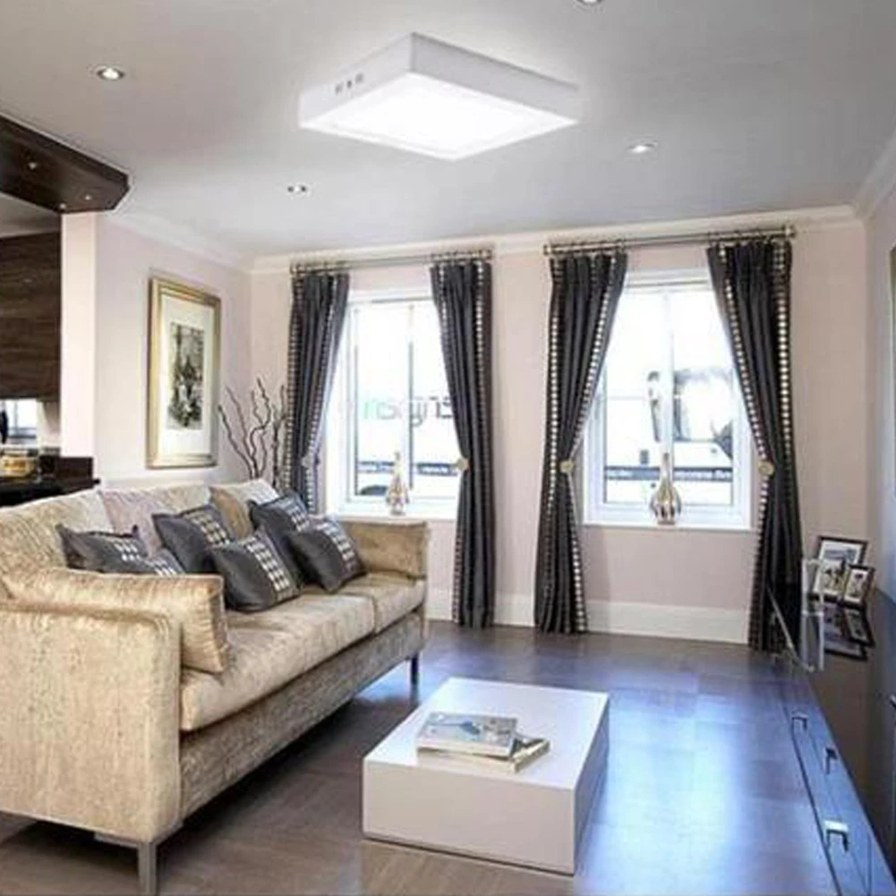 

Cool/Warm White Square LED Surface Panel Light Flat Ceiling Lamp 6/12/18/24W AC 85-265V LED Down Light Spot Lamps Fixture