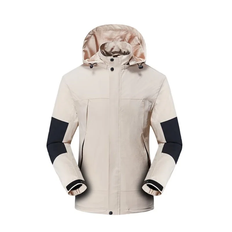 

Mountainskin Women's Hiking Breathable Hooded Jacket Outdoor Sports Thin Windbreaker Climbing Camping Trekking Female Coat