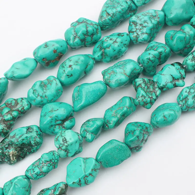 

Natural Turquoise 4-30mm Inregular Beads 15inch, For DIY Necklace Bracelat Jewelry Making !