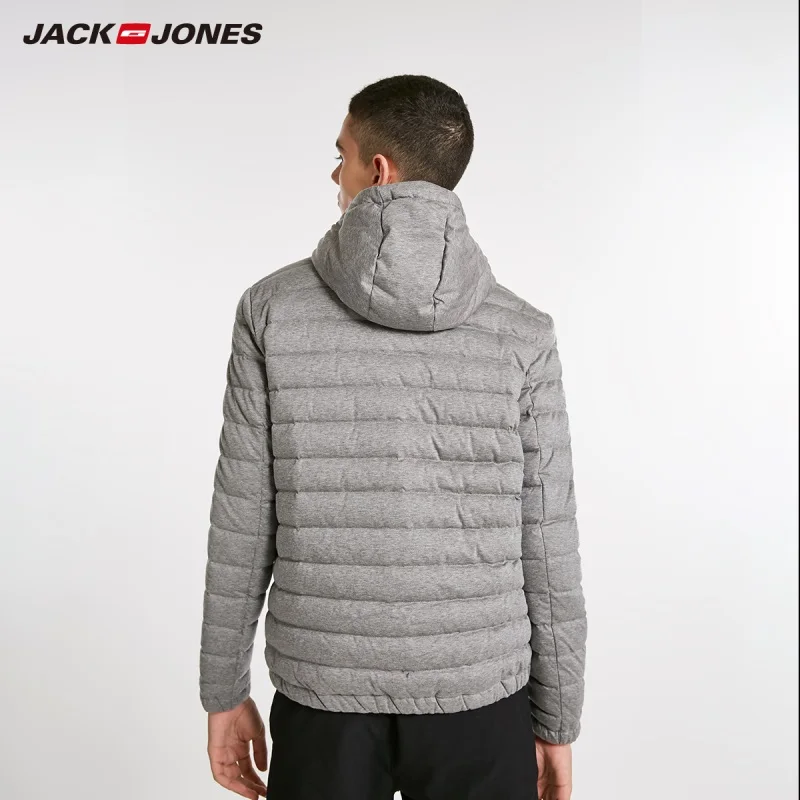 JackJones мужской короткий пуховик с капюшоном парка пальто верхняя одежда мужская