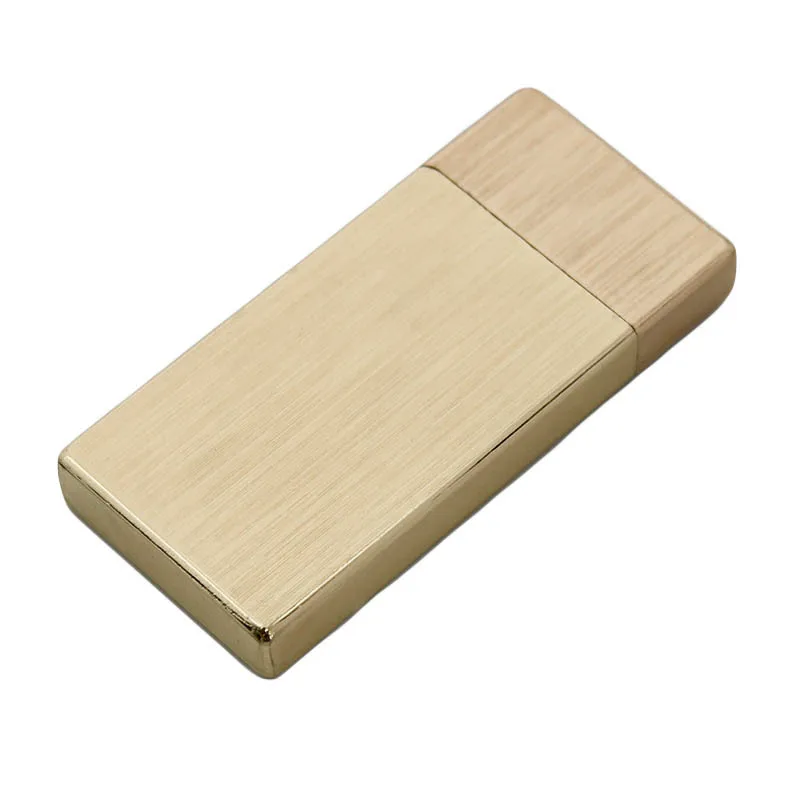 Ультратонкая бензиновая Зажигалка Free Fire кремневая металлическая керосиновая