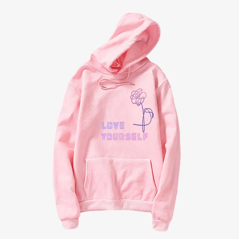 

Love Yourself kpop hoodies Enjoy loving your own kpop ladies hoodie! Bangtan boy with hat sweatshirt Love Yourself Sweatshirt,