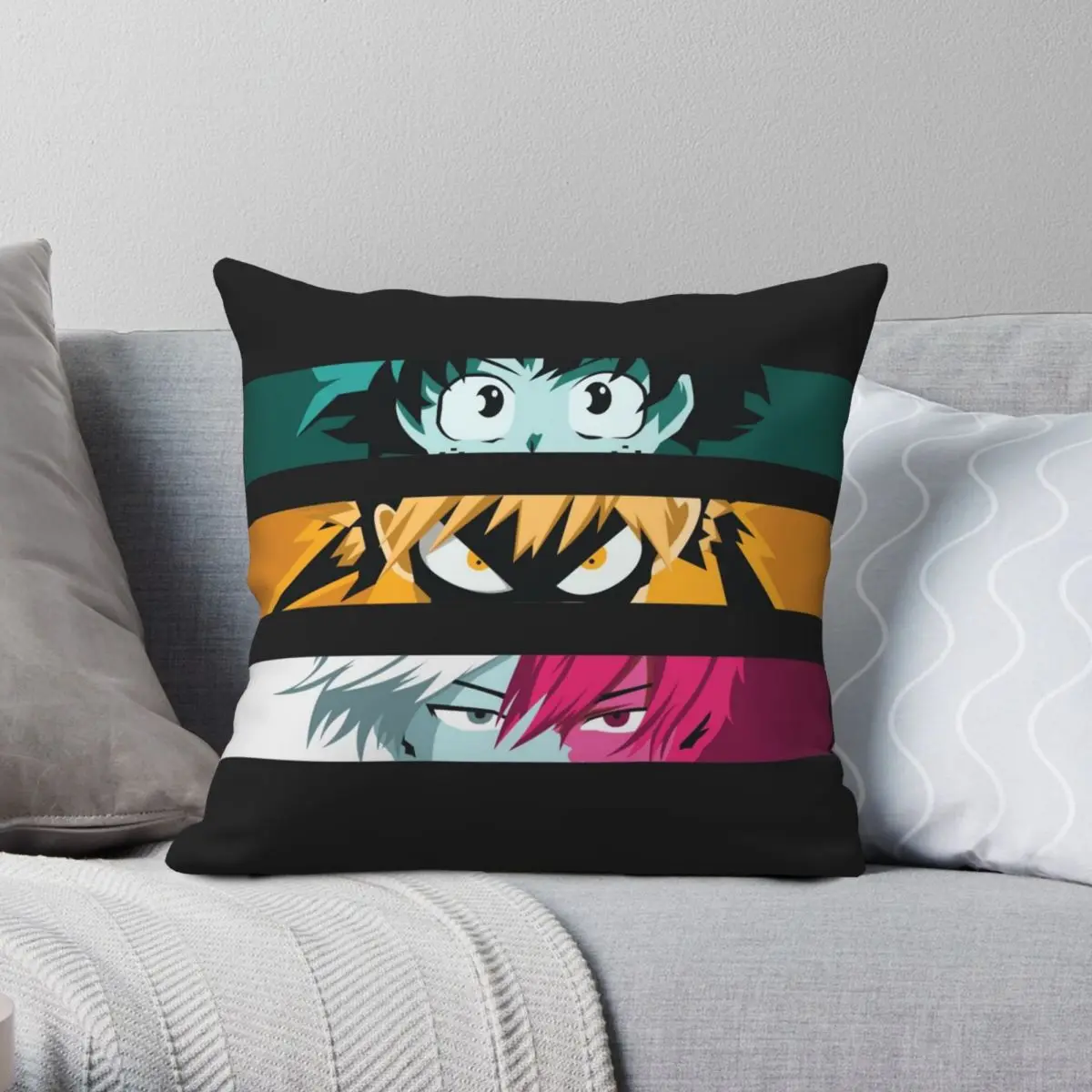 

Plus Ultra Pillowcase Polyester Linen Velvet Creative Zip Decor Sofa Cushion Cover